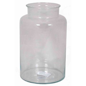 Vase à fleurs KARIN OCEAN en verre, transparent, 30cm, Ø14,5cm/Ø19cm
