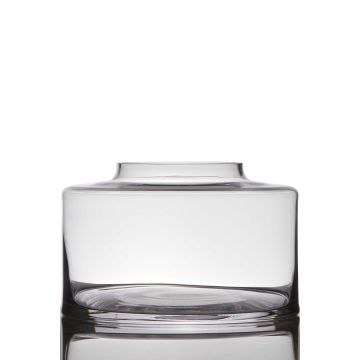 Bonbonnière ALMA, cylindre/rond, transparent, 12,5cm, Ø19,5cm