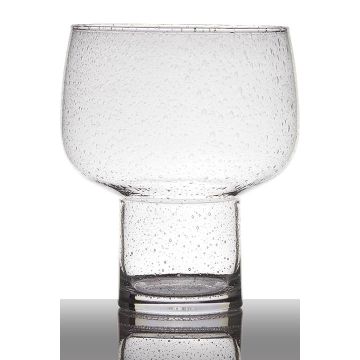 Vase à fleurs en verre GRACIE, cylindre/rond, transparent, 26cm, Ø22cm