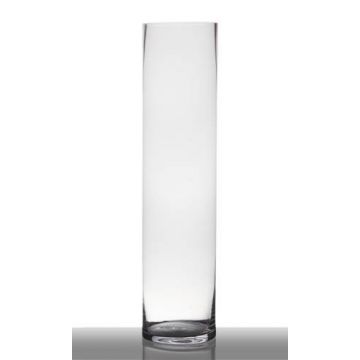 Vase à poser au sol en verre SANSA EARTH, cylindre/rond, transparent, 80cm, Ø19cm