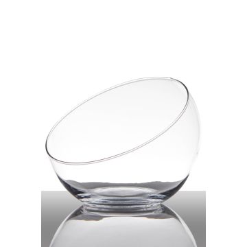 Bonbonnière NELLY EARTH, boule/rond, transparent, 17cm, Ø9,5cm/Ø20cm