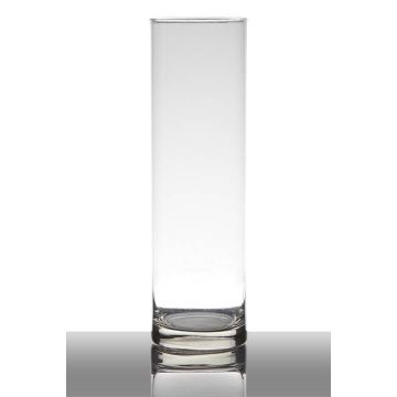 Vase à fleurs SANYA EARTH, cylindre/ronde, transparent, 30cm, Ø9cm