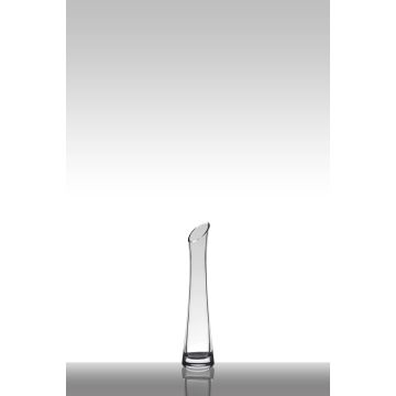 Vase soliflore PATTY EARTH, cylindre/rond, transparent, 25cm, Ø6cm