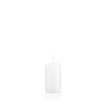 Bougie votive / bougie cylindrique MAEVA, blanc, 8cm, Ø4cm, 12h - Made in Germany