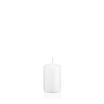 Bougie votive / bougie cylindrique MAEVA, blanc, 8cm, Ø5cm, 18h - Made in Germany