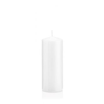 Bougie votive / bougie cylindrique MAEVA, blanc, 15cm, Ø6cm, 54h - Made in Germany