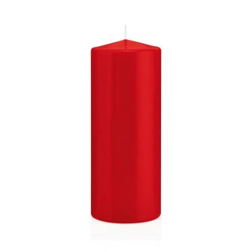Bougie votive / bougie cylindrique MAEVA, rouge, 20cm, Ø8cm, 119h - Made in Germany