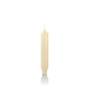 Bougie classique / bougie de ménage ARIETTA, crème, 16,4cm, Ø2,8cm, 6h - Made in Germany