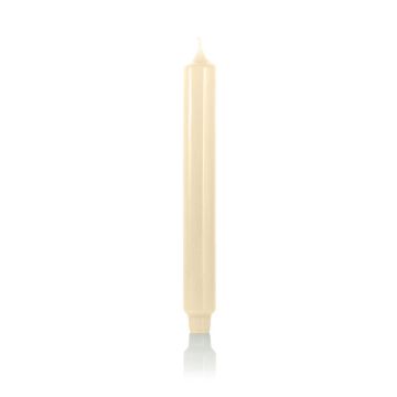 Bougie classique / bougie de ménage ARIETTA, crème, 24,9cm, Ø2,8cm, 16h - Made in Germany