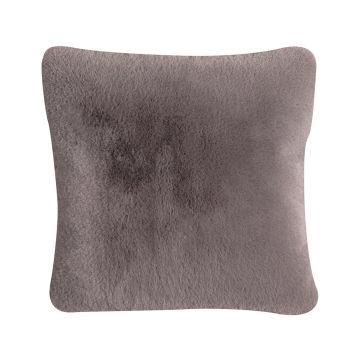 Coussin douillet MAGALI, anthracite, 45x45cm