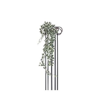 Buisson de lierre artificiel JOHANNES à planter, vert-blanc, 100cm