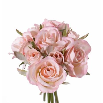 Bouquet de roses artificielles ROSILA, rose, 20cm, Ø15cm