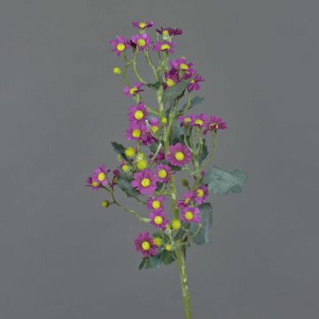 Fleur de camomille artificielle FEMKE, violet, 60cm, Ø1,5-2cm