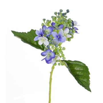 Fausse fleur Hortensia CHABY, bleu, 30cm, Ø9cm