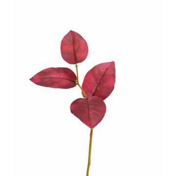 Branche de pommier décorative DAVID, rouge, 40cm