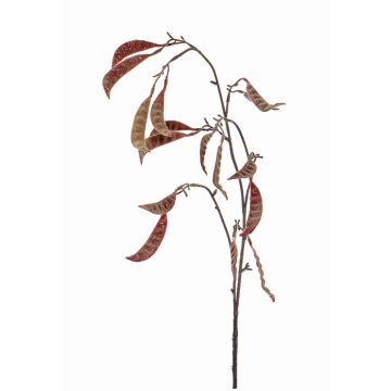 Branche décorative plante de pois KLAUS, rouge foncé, 90cm