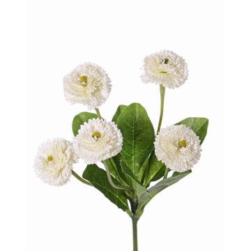 Marguerite artificielle HEIKE à piquer, blanc, 25cm, Ø4,5cm