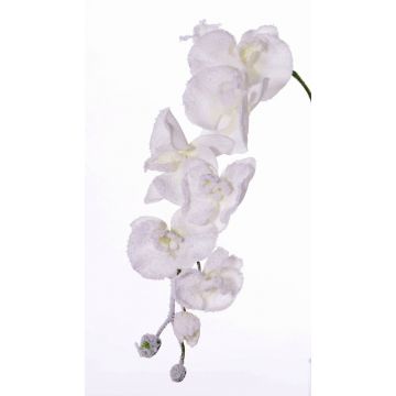 Fausse fleur Orchidée MYRIA, neige, blanc, 75cm