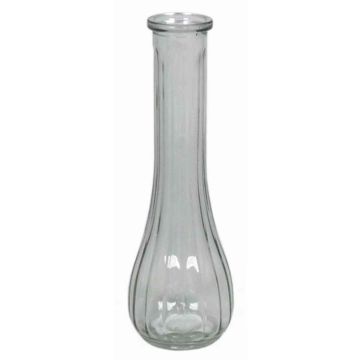Vase soliflore KOSTA, cône/rond, transparent, 21,5cm, Ø3cm/Ø7cm