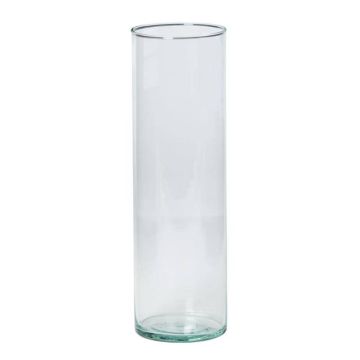Vase à fleurs SANYA OCEAN, cylindre/rond, transparent, 30cm, Ø9cm