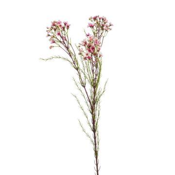 Fleur de cire artificielle MEDEA, rose, 80cm