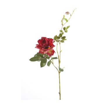 Rose artificielle BEATA, rose, 75cm