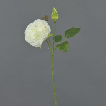 Fausse Rose CESCA, crème, 40cm