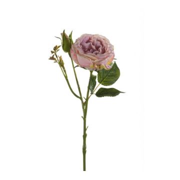 Fausse Rose CESCA, violet clair, 40cm