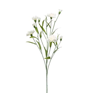 Fleur artificielle œillet KANO, crème, 70cm