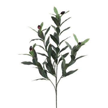 Branche artificielle Olivier VORLEN avec des fruits, 50cm