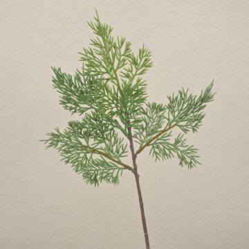 Fausse branche de cèdre BALTHILDE, vert, 40cm