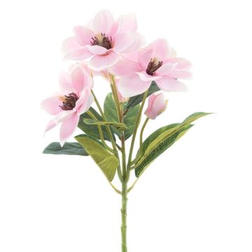 Branche décorative Magnolia DANSA, rose, 35cm