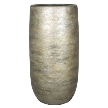 Vase en céramique AGAPE avec veinure, or, 50cm, Ø24,5cm