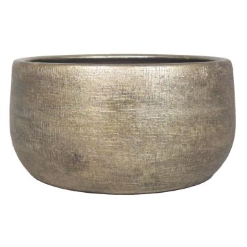 Coupe en céramique AGAPE avec veinure, or, 15cm, Ø33cm