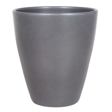 Vase en céramique TEHERAN PALAST, anthracite, 17cm, Ø13,5cm