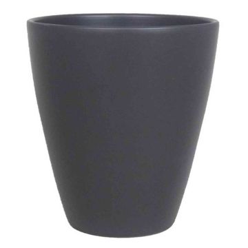 Vase en céramique TEHERAN PALAST, anthracite mat, 17cm, Ø13,5cm