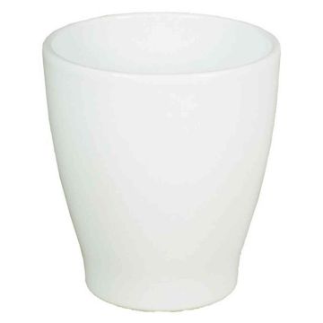Pot à orchidée MALAYER, céramique, blanc, 15cm, Ø13,2cm