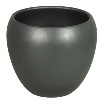 Pot en céramique URMIA BASAR, anthracite-mat, 24cm, Ø27cm