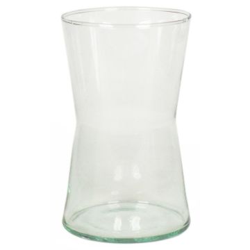 Vase à fleurs LIZ OCEAN en verre, transparent, 20cm, Ø12cm