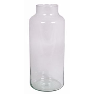 Vase à fleurs SIARA en verre, transparent, 35cm, Ø15cm