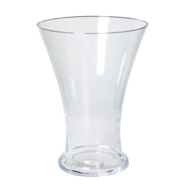 Vase de table DESTAN en verre, 30cm, Ø22cm