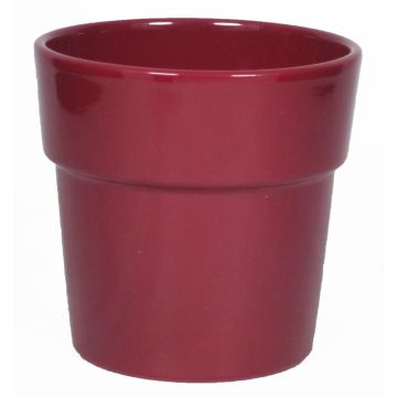 Pot à orchidée en céramique MARIVAN, rouge à vin, 12,5cm, Ø13,5cm