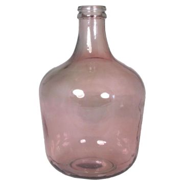 Vase ballon ILINCA, rose-transparent, 42cm, Ø28cm