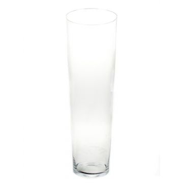 Vase de sol conique AMNA AIR en verre, transparent, 70cm, Ø19cm