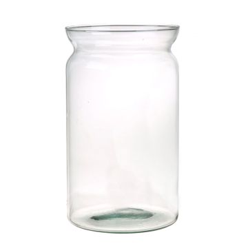 Vase décoratif ARIETTE en verre, transparent, 21cm, Ø12cm
