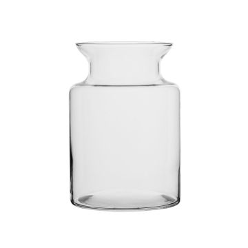 Vase en verre HANNA AIR, transparent, 19,5cm, Ø8,3cm/Ø14cm