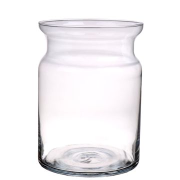 Bougeoir en verre HANNA AIR, transparent, 25cm, Ø18cm