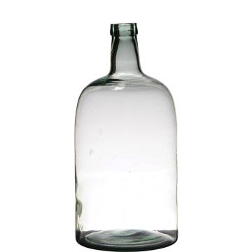 Bouteille en verre NIRAN, recyclé, vert-transparent, 40cm, Ø19cm