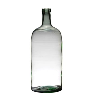 Bouteille en verre NIRAN, recyclé, vert-transparent, 50cm, Ø19cm