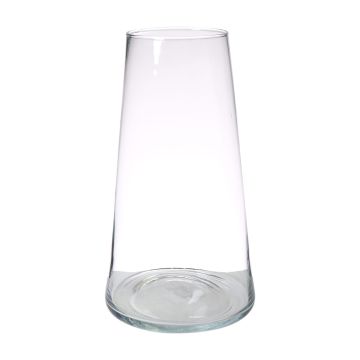 Photophore MAX en verre, transparent, 35cm, Ø18cm